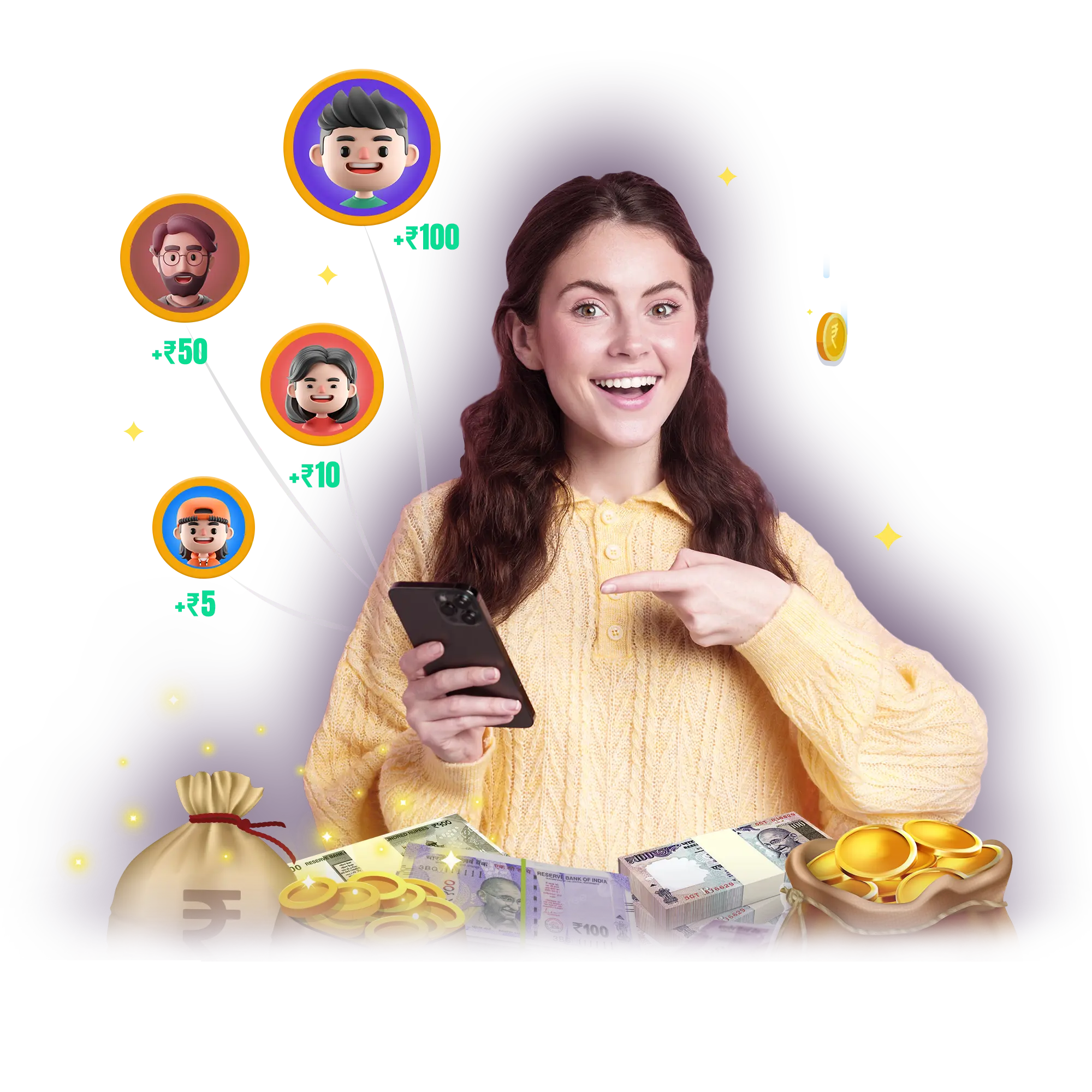 Refer & earn On Maharaniludo